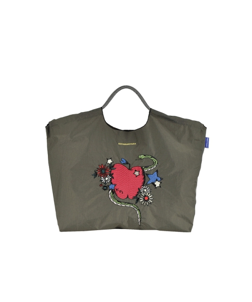 KEITAMARUYAMA Ball&Chain BLUE LABEL エコバッグ(Snake) グレー ONE SIZE KEITAMARUYAMA Ball&Chain BLUE LABEL エコバッグ(Snake) グレー ONE SIZE