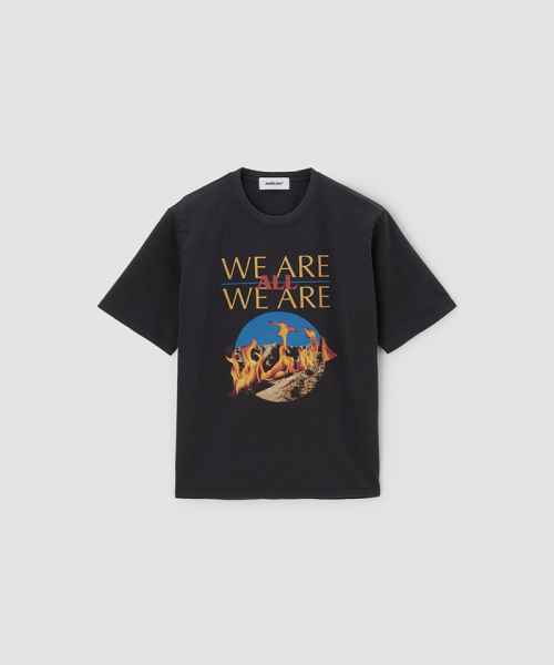 AMBUSH WE ARE ALL T-SHIRT Black M AMBUSH WE ARE ALL T-SHIRT Black M