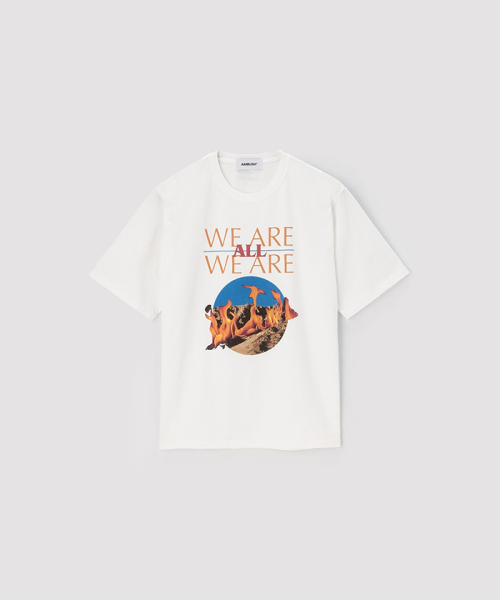 AMBUSH WE ARE ALL T-SHIRT White S AMBUSH WE ARE ALL T-SHIRT White S