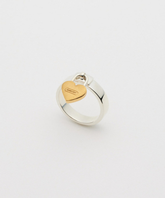 HEART PADLOCK RING