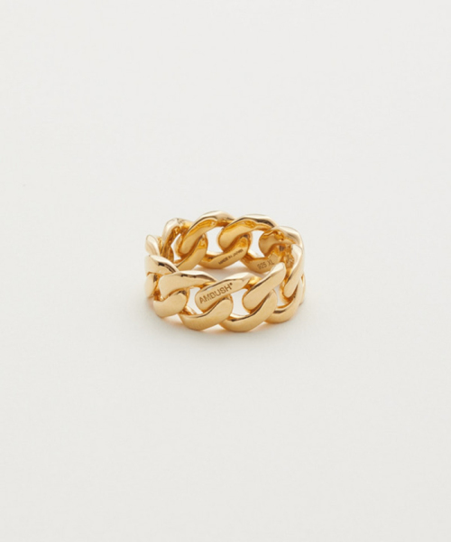 AMBUSH CHAIN RING 3 Gold L AMBUSH CHAIN RING 3 Gold L