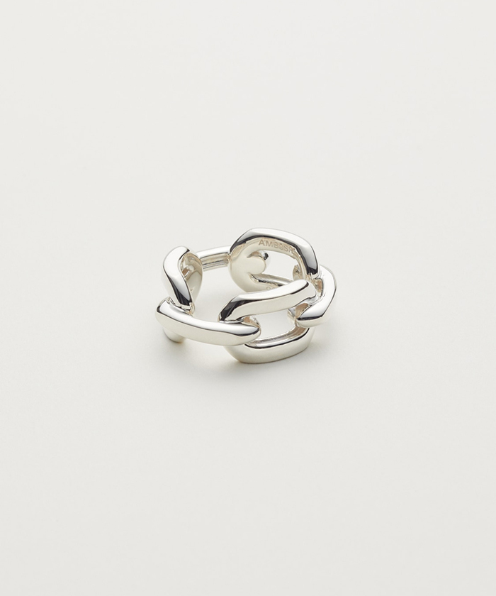 【3連休限定値下げ】AMBUSH チェーンリングクリスタル Mサイズ(15号) 3連休限定値下げ】AMBUSH チェーンリングクリスタル Mサイズ(15号