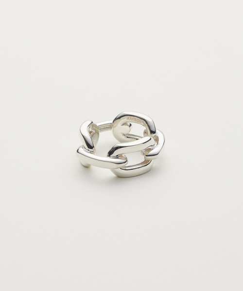 AMBUSH CHAIN RING 2 Silver XL AMBUSH CHAIN RING 2 Silver XL