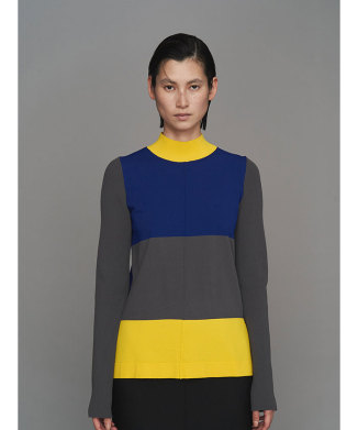 COLOR BLOCK TURTLE KT TOP