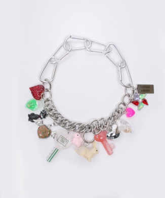 アクセサリー P27 Pearl and Zirconia Recycled Silver Necklace(F25OS077)｜阪急百貨店