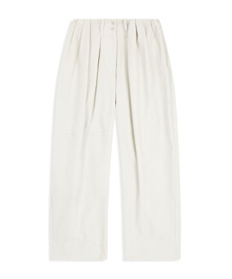 CORDUROY FULL GATHER PANTS