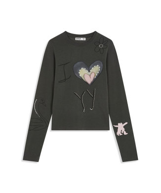 BEADED I LOVE YY TEE