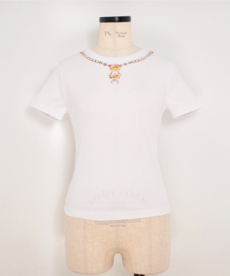 TROMPE-L'OEIL JEWELRY JERSEY BABY FIT T-SHIRT