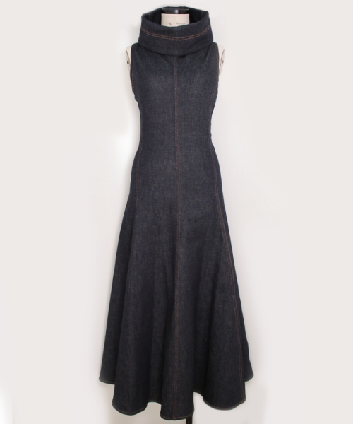JACQUEMUS LA ROBE TRIANGLE DE-NIMES DARK NAVY 34 JACQUEMUS LA ROBE TRIANGLE DE-NIMES DARK NAVY 34