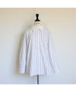 Snow Blouse Stripe