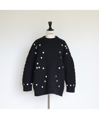 Floral Cable Knit[12月上旬頃お届け予定]