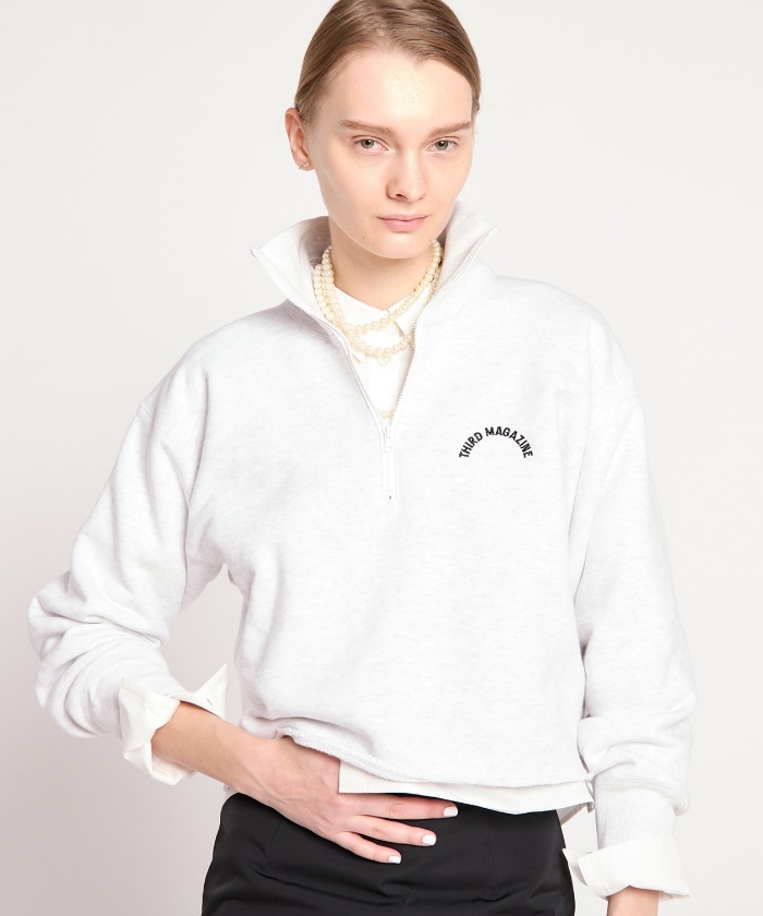 ハーフジップロゴスウェット(F25OT313)｜阪急百貨店公式通販