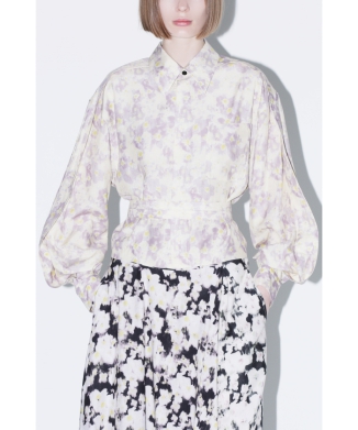 【TOGA PULLA】Rayon print shirt