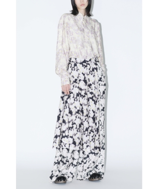 【TOGA PULLA】Rayon print skirt pants