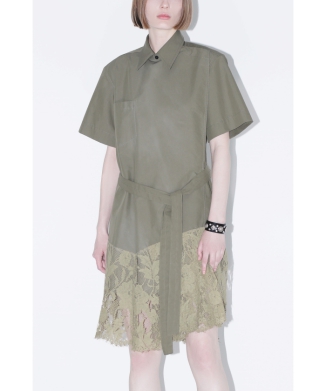 【TOGA PULLA】Lace long shirt