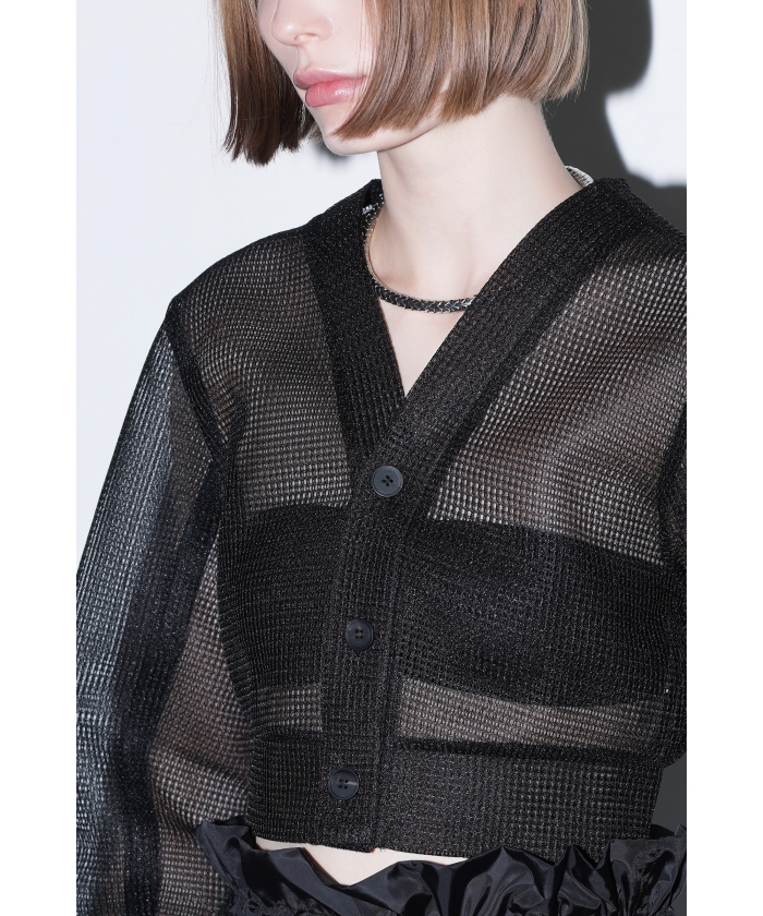 TOGA PULLA】Sheer mesh cardigan(F261A011)｜阪急百貨店公式通販