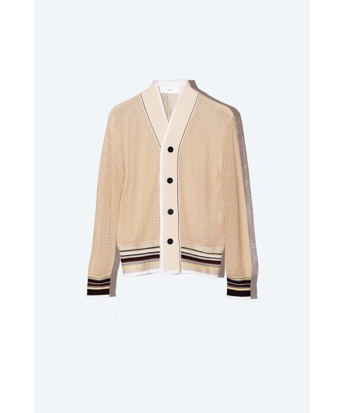 トップス TOGA PULLA 19ss intasia knit cardigan 36 TOGA PULLA】Lace knit cardigan(F261A013)｜阪急百貨店公式通販サイト