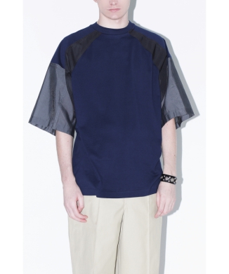 【TOGA TOO】Cotton taffeta T-shirt