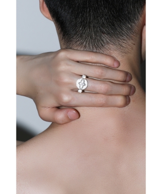 【TOGA TOO】Concho ring SILVER