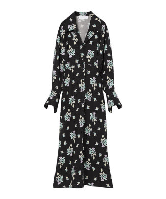 Floral Motif Printed Dress