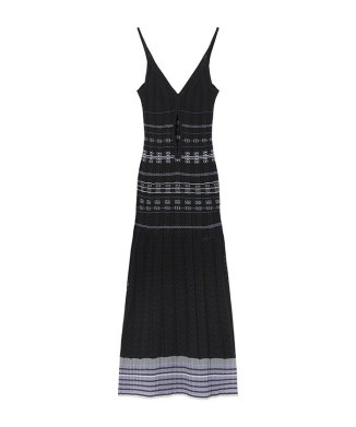 Lamp Shaped Knit Dress