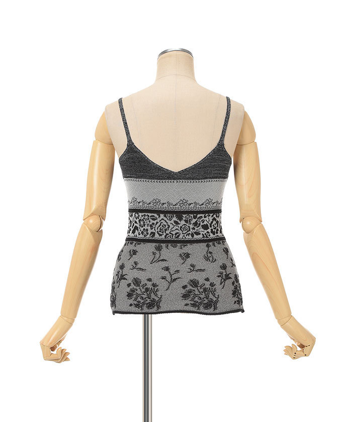 Floral Jacquard Knit Camisole Top(F261A087)｜阪急百貨店公式通販