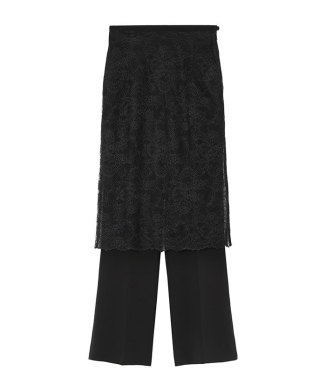 Raschel Lace Layered Trousers