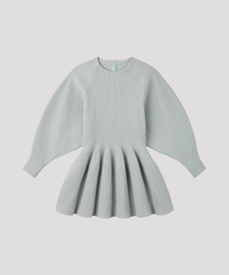 HYPHA GLITTER PUFF SLEEVE MINI DRESS