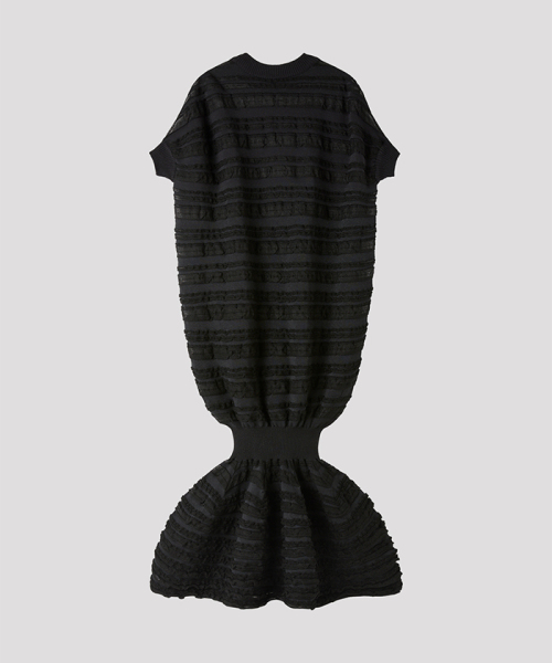 POTTERY HS SWELL GLITTER PUFF SLEEVE MINI DRESS(F261A175)｜阪急