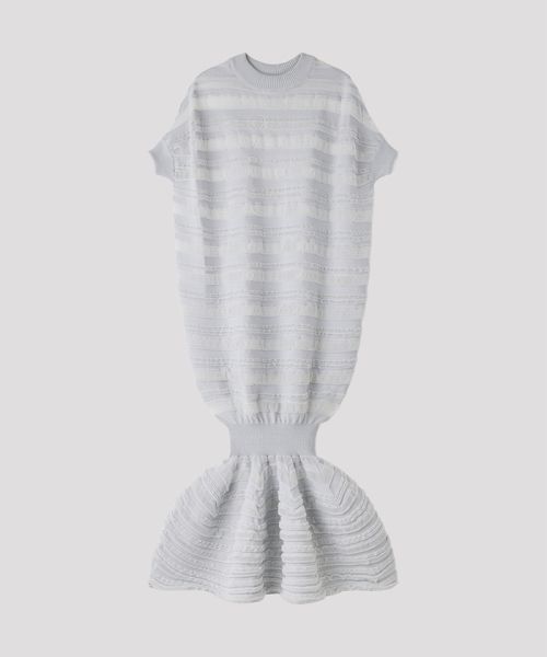 POTTERY HS SWELL GLITTER PUFF SLEEVE MINI DRESS(F261A175)｜阪急