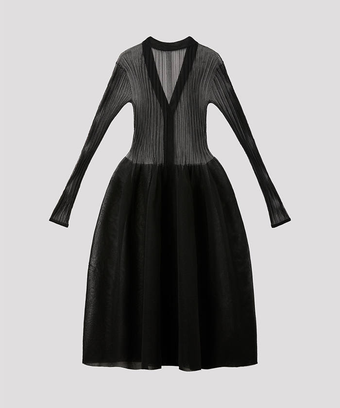 POTTERY LUCENT LONG SLEEVE CARDIGAN DRESS(F261A176)｜阪急百貨店