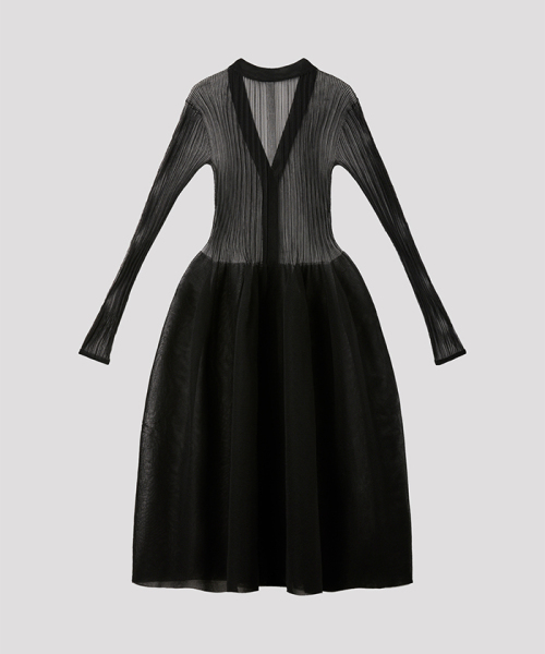 POTTERY LUCENT LONG SLEEVE CARDIGAN DRESS(F261A176)｜阪急百貨店
