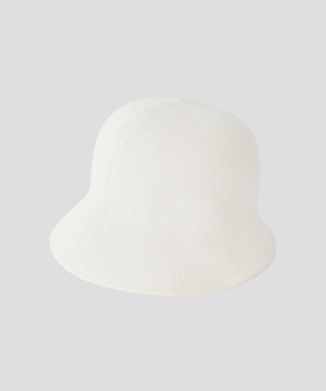 MESH KNIT GLITTER ASYMMETRIC HAT