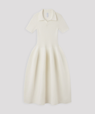 POTTERY GLITTER SHORT SLEEVE POLO DRESS