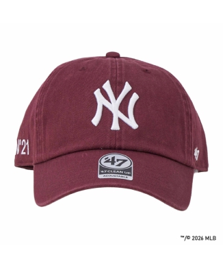 ［1/15(木)10:00販売開始予定］【47】New York Yankees DARK RED