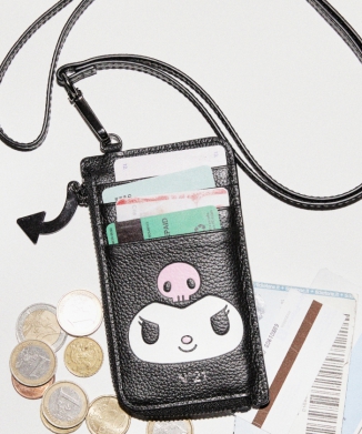 ［1/15(木)10:00販売開始予定］【KUROMI】CARD CASE＆STRAP
