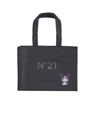 ［1/15(木)10:00販売開始予定］【KUROMI】BOX TOTE BAG SIDE
