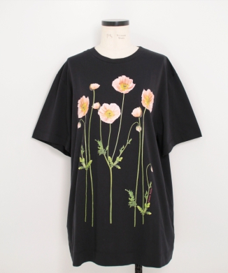 POPPY FIELD PRINT T-SHIRT