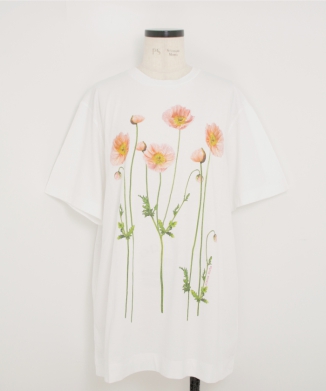 POPPY FIELD PRINT T-SHIRT