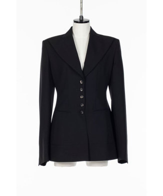 DAMASK-JACQUARD DENIM PEPLUM JACKET(F261S041)｜阪急百貨店公式通販