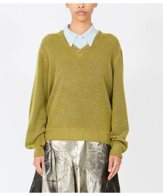 Vネックセーター