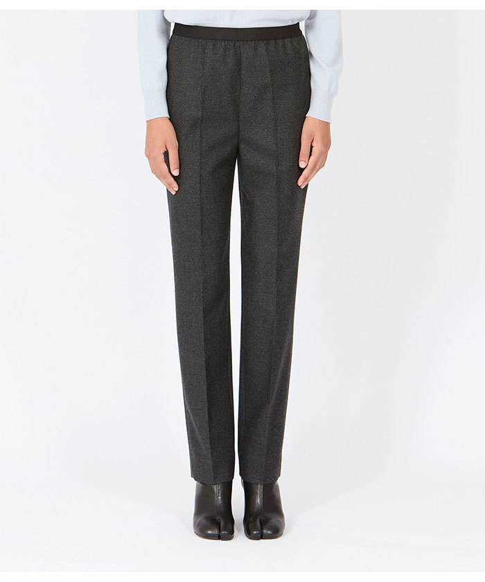 ウール ストレートレッグトラウザーズ(F262A127)｜阪急百貨店公式通販