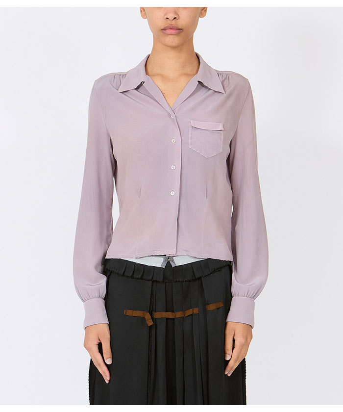 ロングスリーブ シルクシャツ(F262A133)｜阪急百貨店公式通販サイト