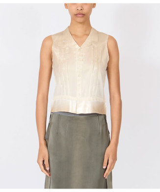 フォイル ノースリーブシャツ