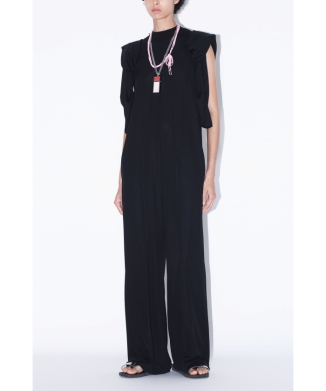Roll sleeve jumpsuits