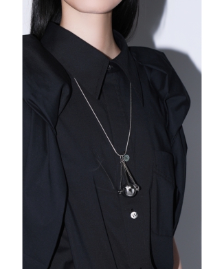 Ball motif necklace