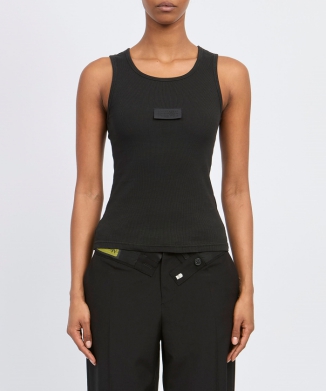 リブジャージータンクトップ