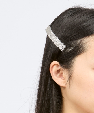 シルバーフォイル ヘアクリップ