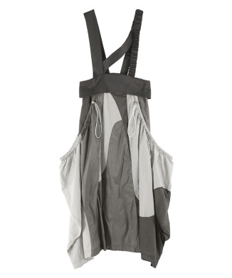 WAVE PATCHWORK JUMPER SKIRT