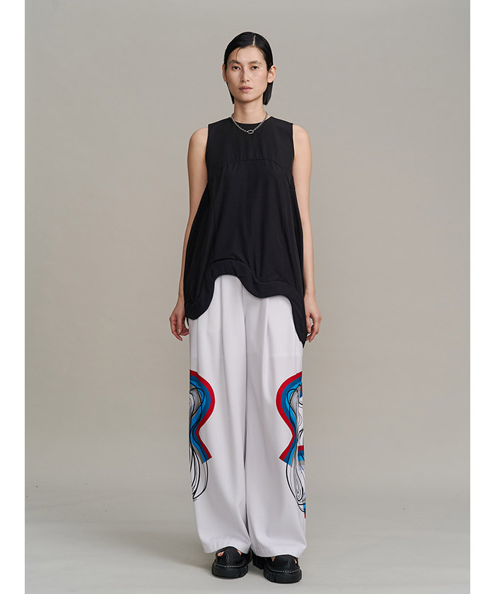 WAVE HEM PADDED TOP(F262C110)｜阪急百貨店公式通販サイト｜阪急 